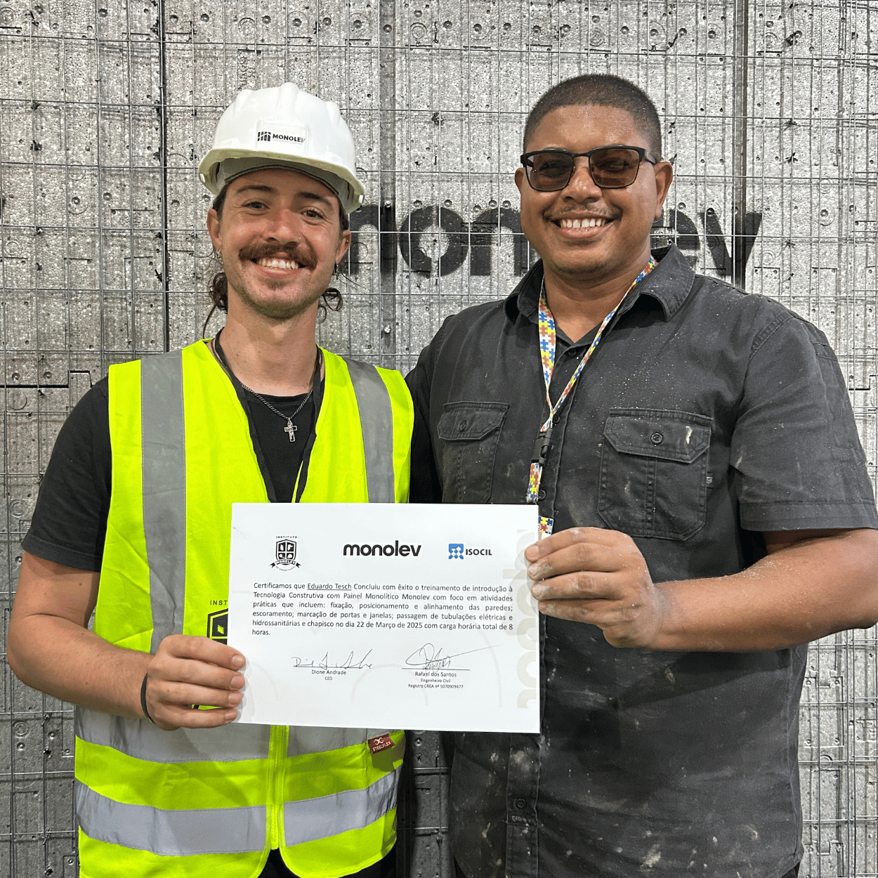 Aluno certificado MONOLEV