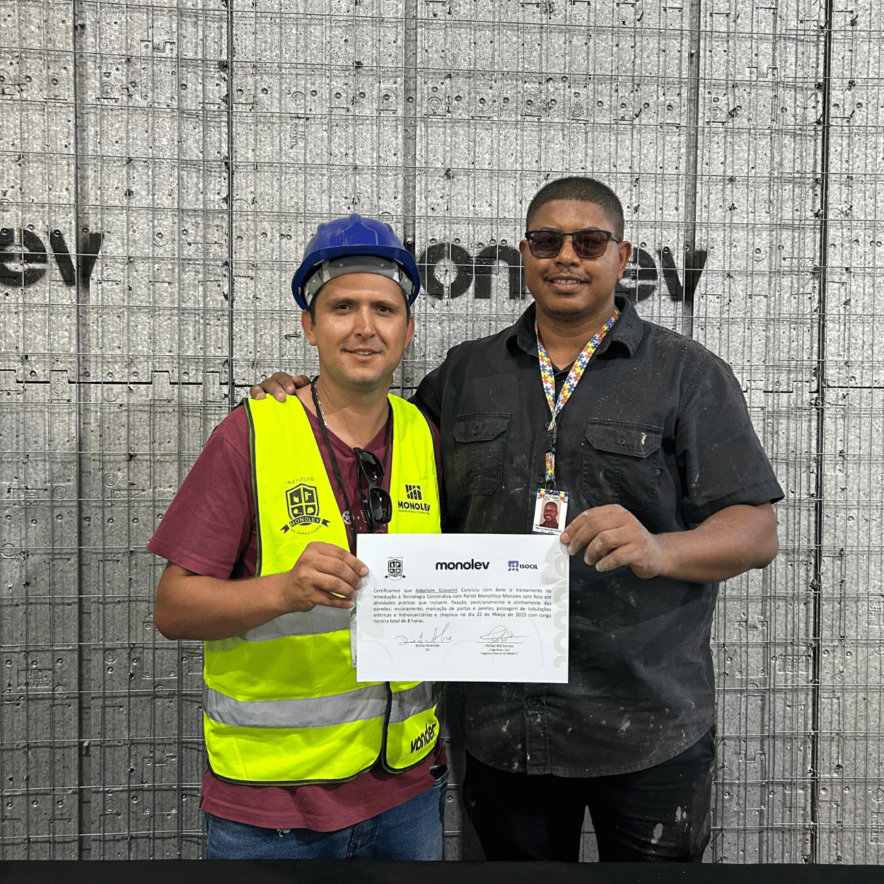 Aluno certificado MONOLEV