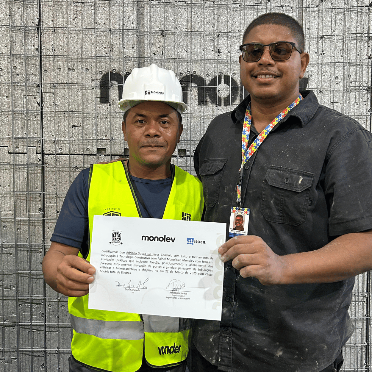 Aluno certificado MONOLEV